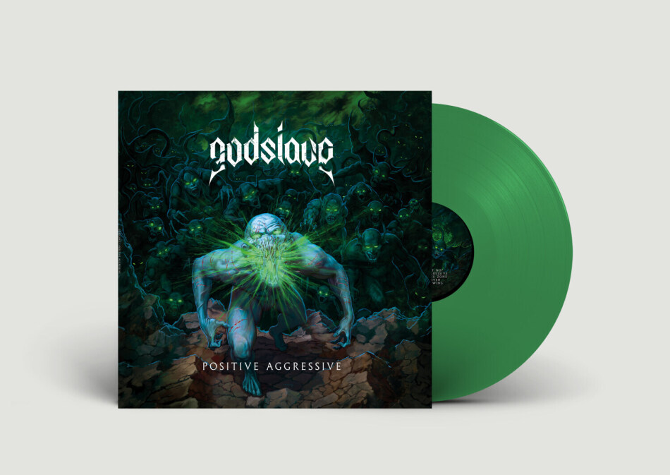 Godslave - Positive Aggressive 2022 Reissue, Metalville, Green Vinyl, LP