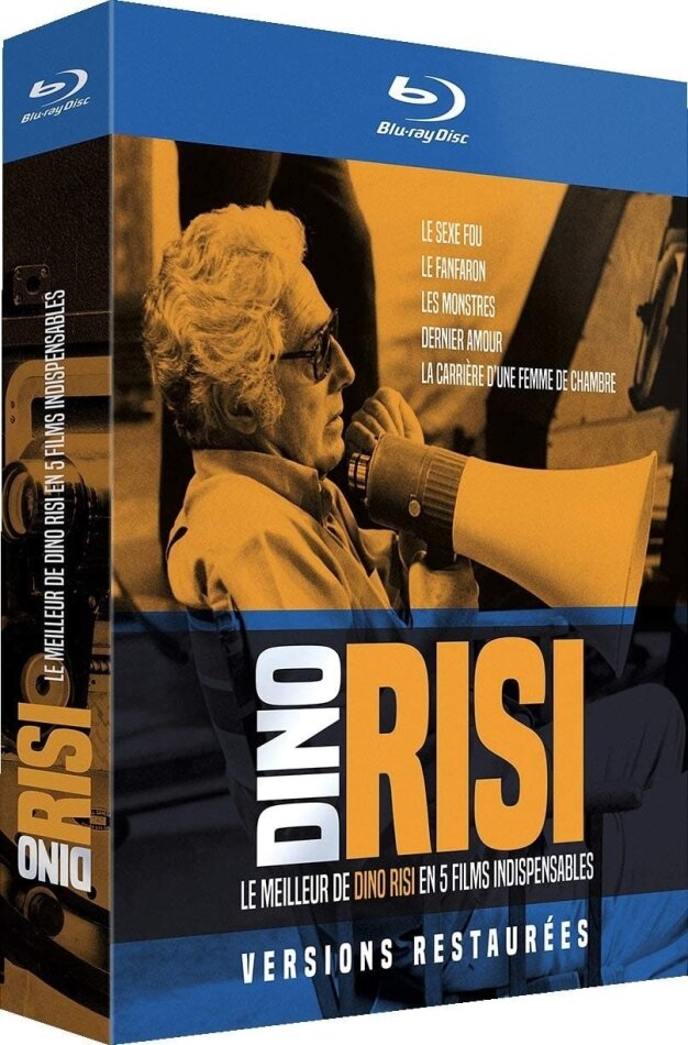 Dino Risi - Le meilleur de Dino Risi en 5 films indispensables - Le sexe fou / Le Fanfaron / Les Monstres / Dernier amour / La carrière d'une femme de chambre Restaurierte Fassung, 5 Blu-rays