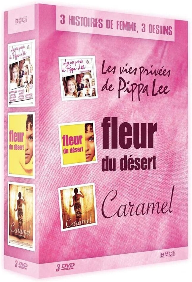Les vies privées de Pippa Lee / Fleur du désert / Caramel 3 DVD