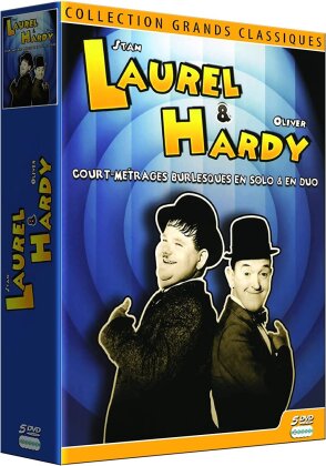 Laurel & Hardy - Court-métrages burlesques en solo & en duo (s/w, 5 DVDs)