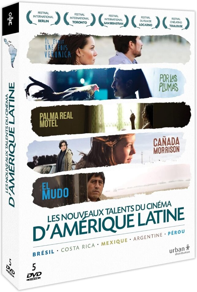 Les nouveaux talents du cinéma d'amérique latine - Canada Morrison / Palma Real Motel / Il était une fois Veronica / Por las plumas / El Mudo 5 DVDs