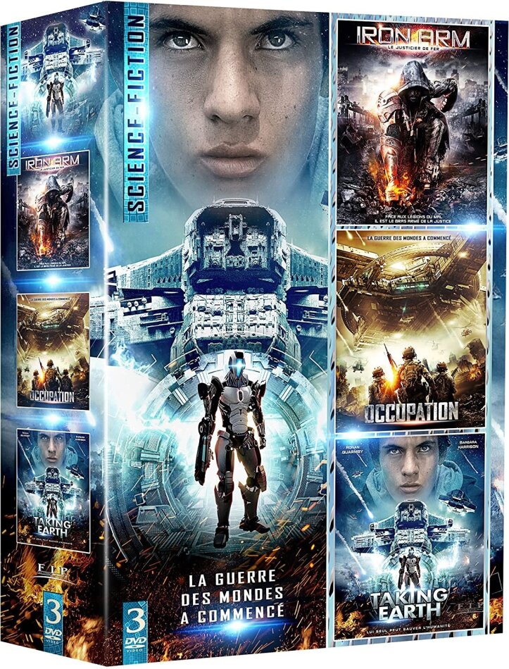 Science-Fiction - Taking Earth / Occupation / Iron Arm - Le justicier de fer 3 DVDs