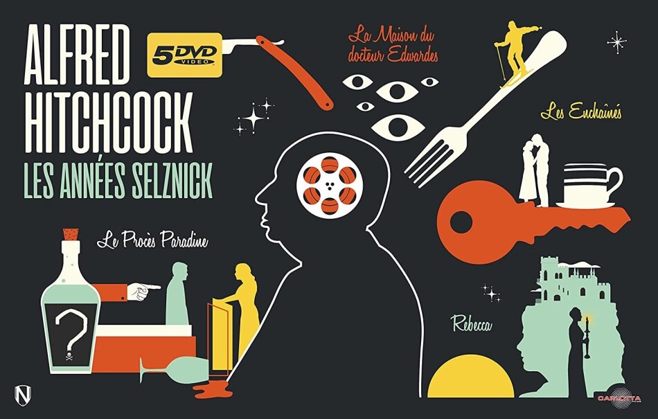 Alfred Hitchcock - Les Années Selznick Édition Coffret Ultra Collector, 5 DVDs