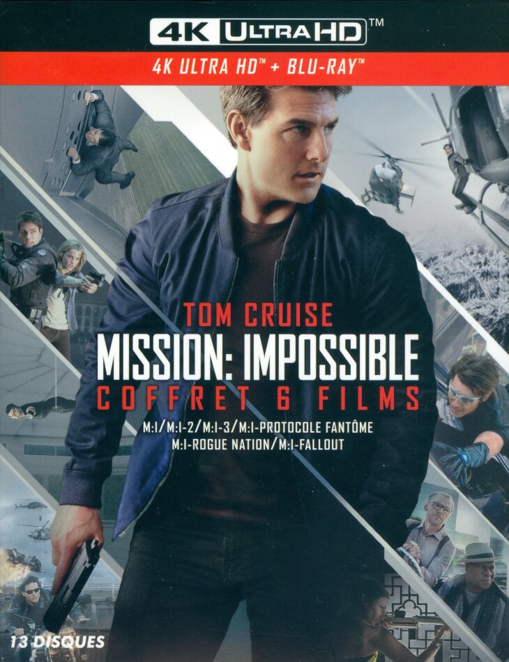Mission: Impossible 1-6 - Coffret 6 Films 6 4K Ultra HDs + 7 Blu-rays