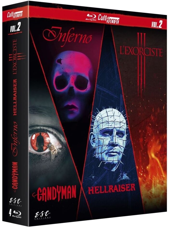 Candyman / Inferno / Hellraiser / L'Exorciste 3 4 Blu-ray