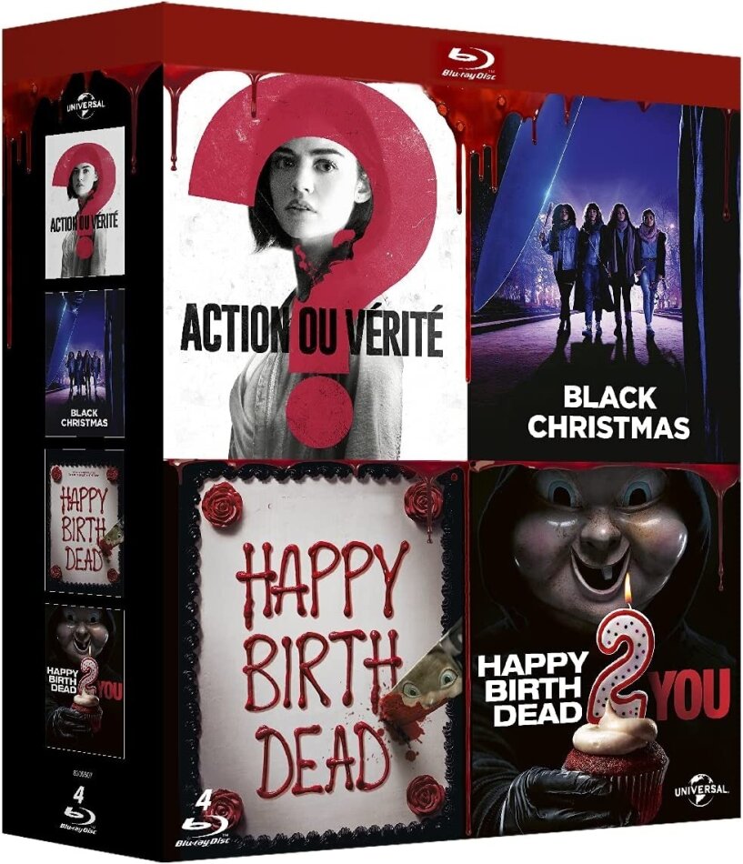 Action ou vérité / Black Christmas / Happy Birthdead / Happy Birthdead 2 You 4 Blu-ray