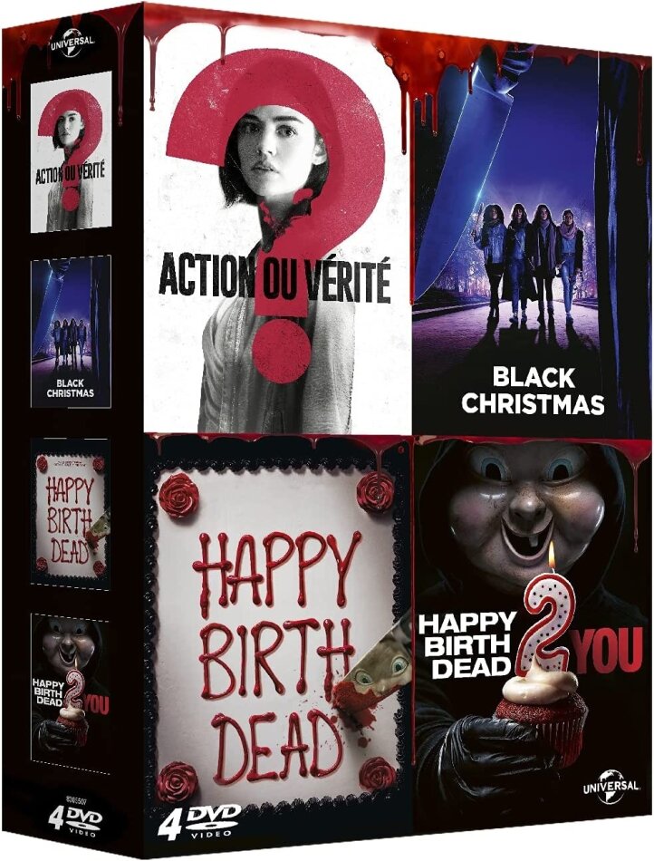 Action ou vérité / Black Christmas / Happy Birthdead / Happy Birthdead 2 You 4 DVD