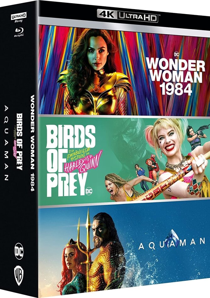 Wonder Woman 1984 (2020) / Birds of Prey et la fantabuleuse histoire de Harley Quinn (2020) / Aquaman (2018) 6 4K Ultra HDs