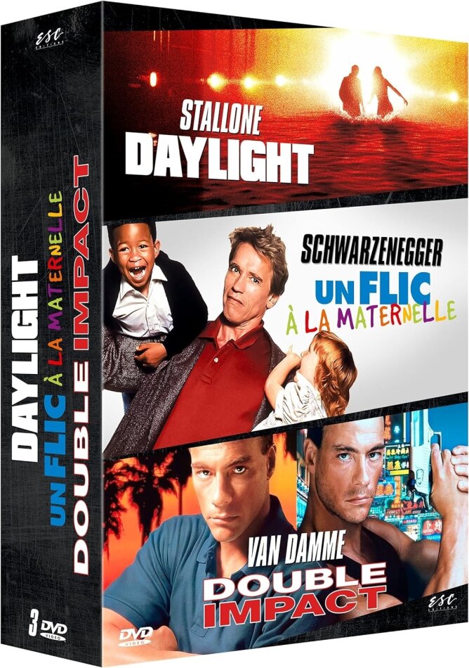 Daylight / Un flic à la maternelle / Double Impact 3 DVD