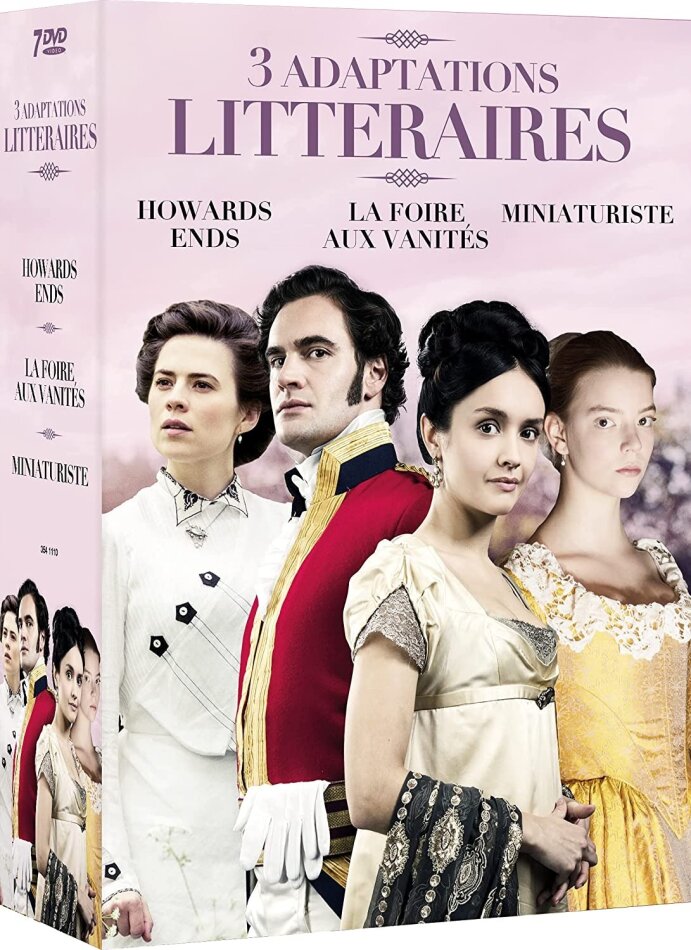 3 adaptations de chefs-d'oeuvre littéraires - Howard Ends / La foire aux vanités / Miniaturiste 7 DVD