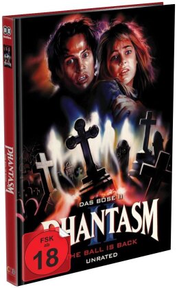 Phantasm 2 - Das Böse 2 - The Ball is Back (1988) (Cover A, Limited Edition, Mediabook, Uncut, Unrated, Blu-ray + 2 DVDs)