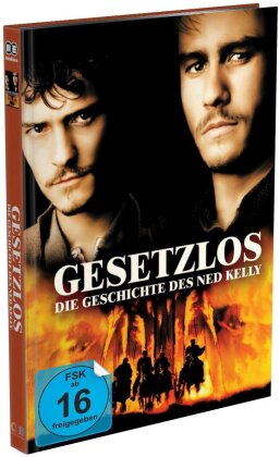 Gesetzlos - Die Geschichte des Ned Kelly (2003) (Cover A, Limited Edition, Mediabook, Blu-ray + DVD)