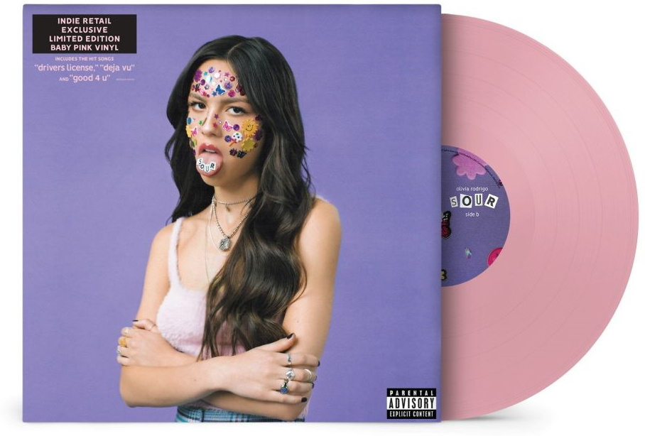Olivia Rodrigo - SOUR 2022 Reissue, Gatefold, Limited Edition, Baby Pink Vinyl, LP