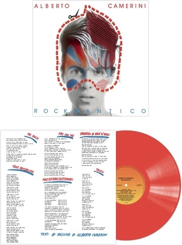 Alberto Camerini - Rockmantico 2022 Reissue, Red Vinyl, LP