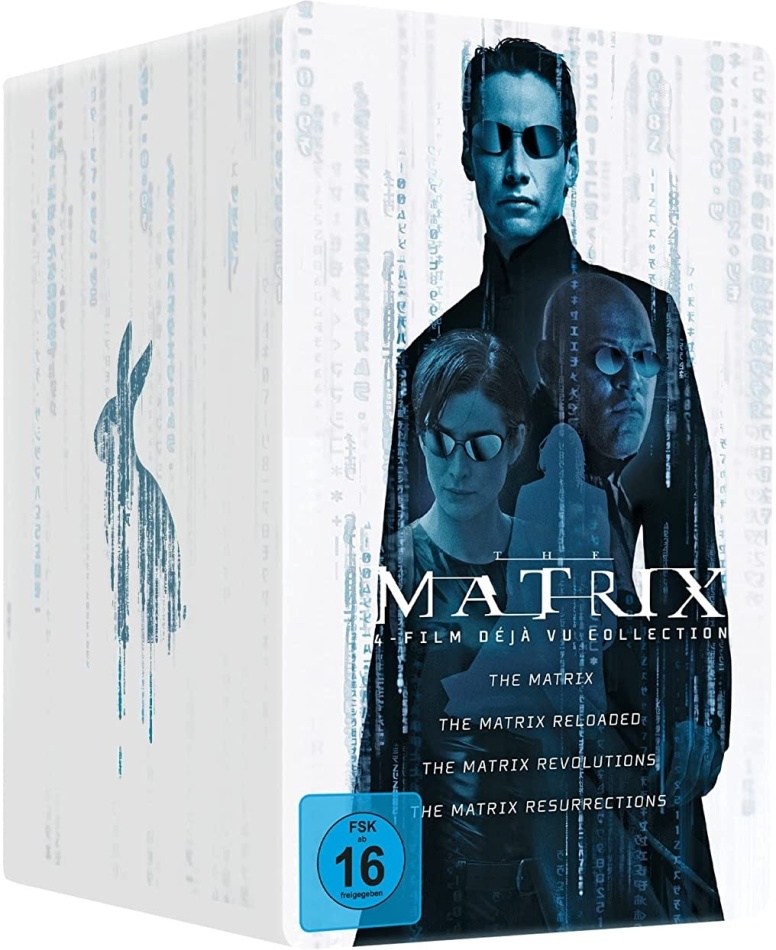The Matrix 1-4 - 4-Film Déjà Vu Collection Limited Edition, Steelbook, 4 4K Ultra HDs + 7 Blu-rays