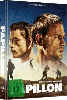 Papillon (2017) (Cover B, Extended Edition, Edizione Limitata, Mediabook, Blu-ray + DVD)