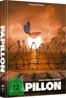 Papillon (2017) (Cover A, Extended Edition, Edizione Limitata, Mediabook, Blu-ray + DVD)