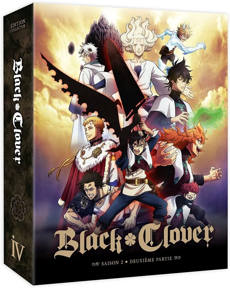 Black Clover - Saison 2 - Deuxième Partie Édition Collector, 4 DVD