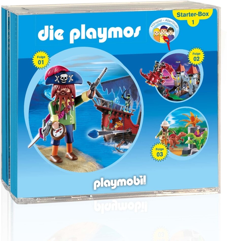 Die Playmos - Die Playmos - Starter-Box (1) - Folge 1-3 3 CDs