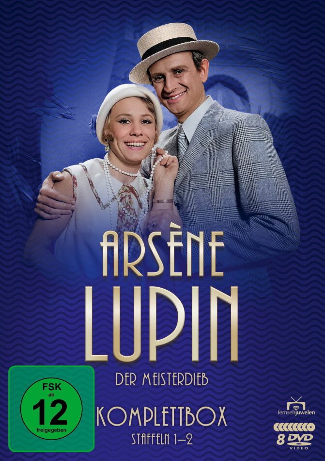 Arsène Lupin - Der Meisterdieb - Komplettbox - Staffel 1+2 Fernsehjuwelen, 8 DVDs