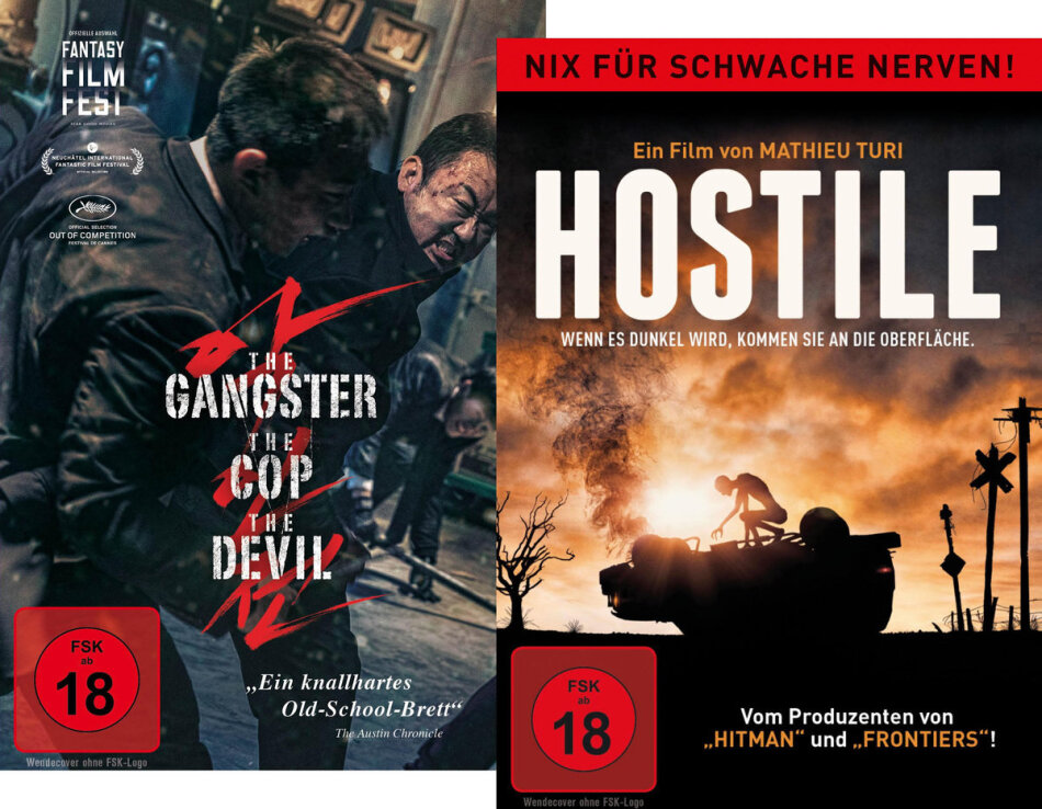 The Gangster,The Cop, The Devil / Hostile 2 DVD