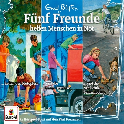 F&uuml;nf Freunde - 040/3er-Box-helfen Menschen in Not (Folgen 115,129 (3 CD)