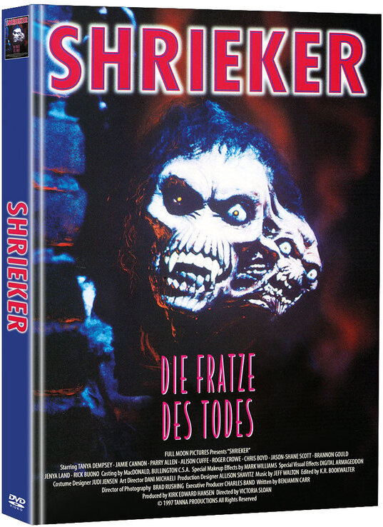 Shrieker - Die Fratze des Todes (1997) Edizione Limitata, Mediabook, 2 DVD