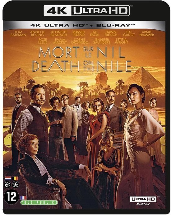Mort sur le Nil - Death on the Nile (2022) 4K Ultra HD + Blu-ray
