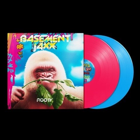 Basement Jaxx - Rooty 2022 Reissue, Pink/Blue Vinyl, 2 LPs