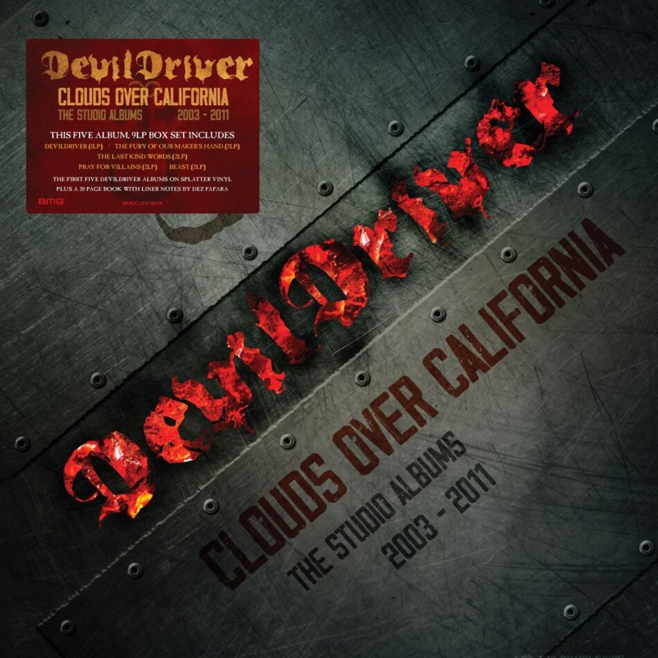 Devildriver - Clouds Over California: The Studio Albums 2003-2011 Boxset, 9 LPs