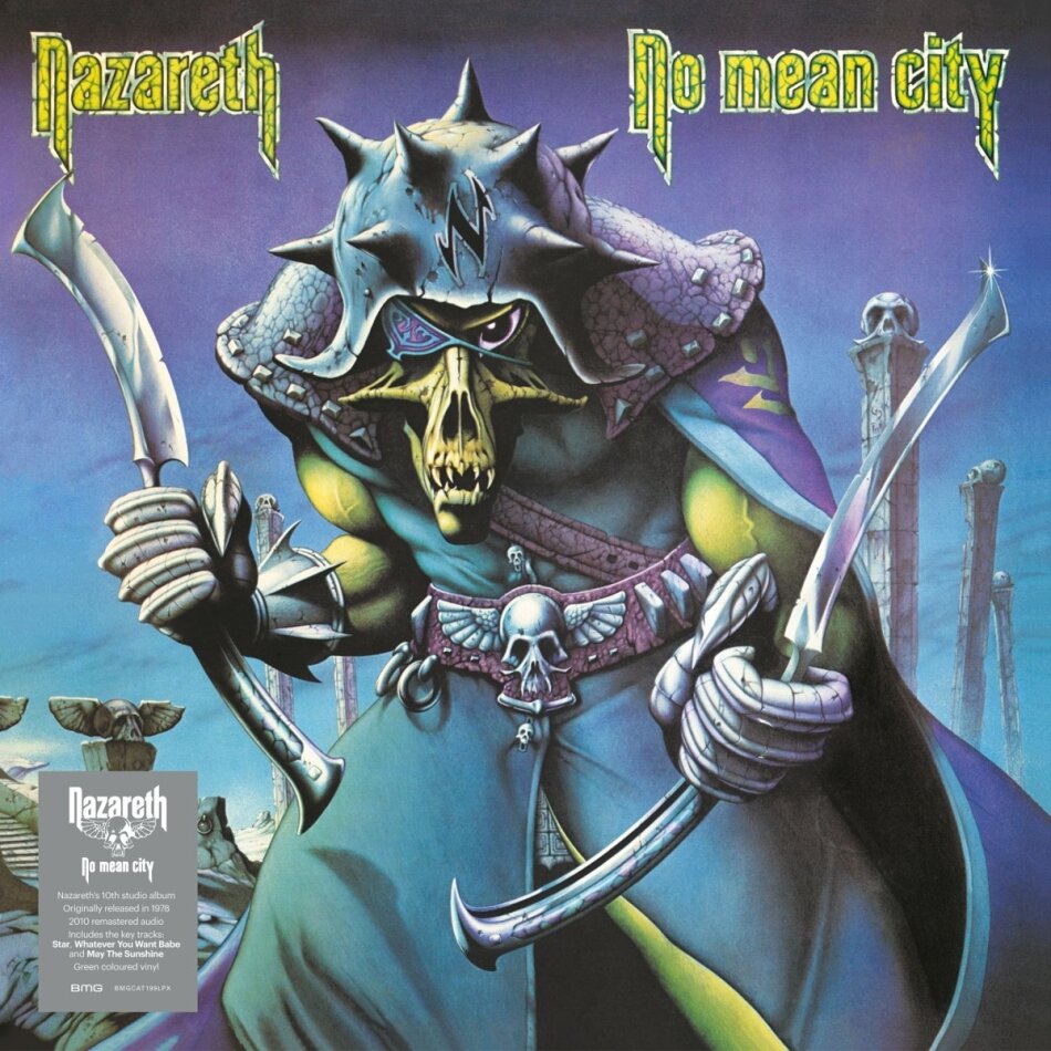 Nazareth - No Mean City 2022 Reissue, BMG Rights, Green Vinyl, LP