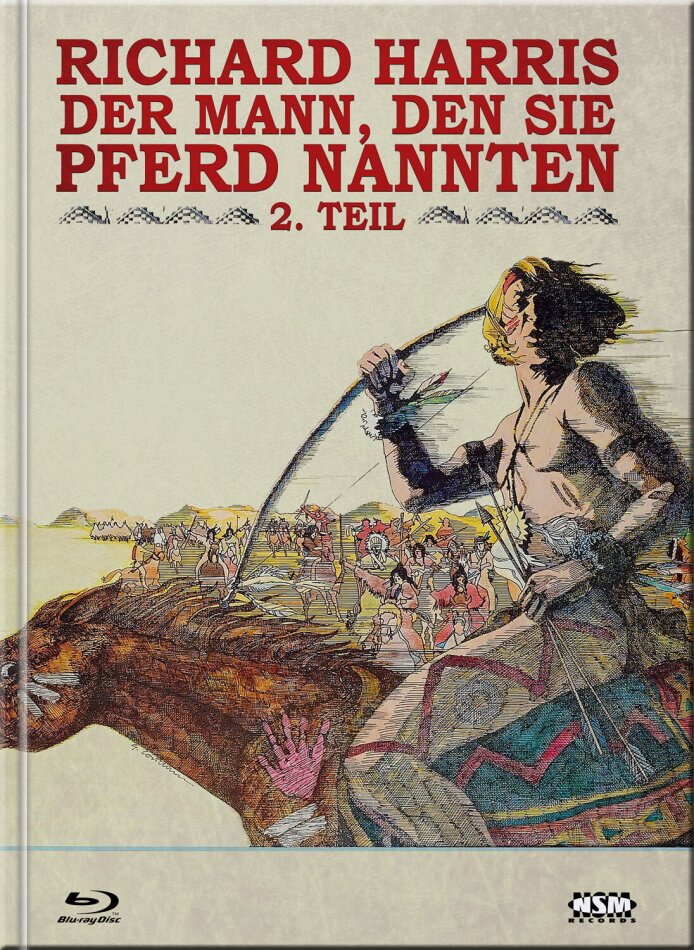 Der Mann, den sie Pferd nannten - 2. Teil (1976) Cover B, Limited Collector's Edition, Mediabook, Blu-ray + DVD