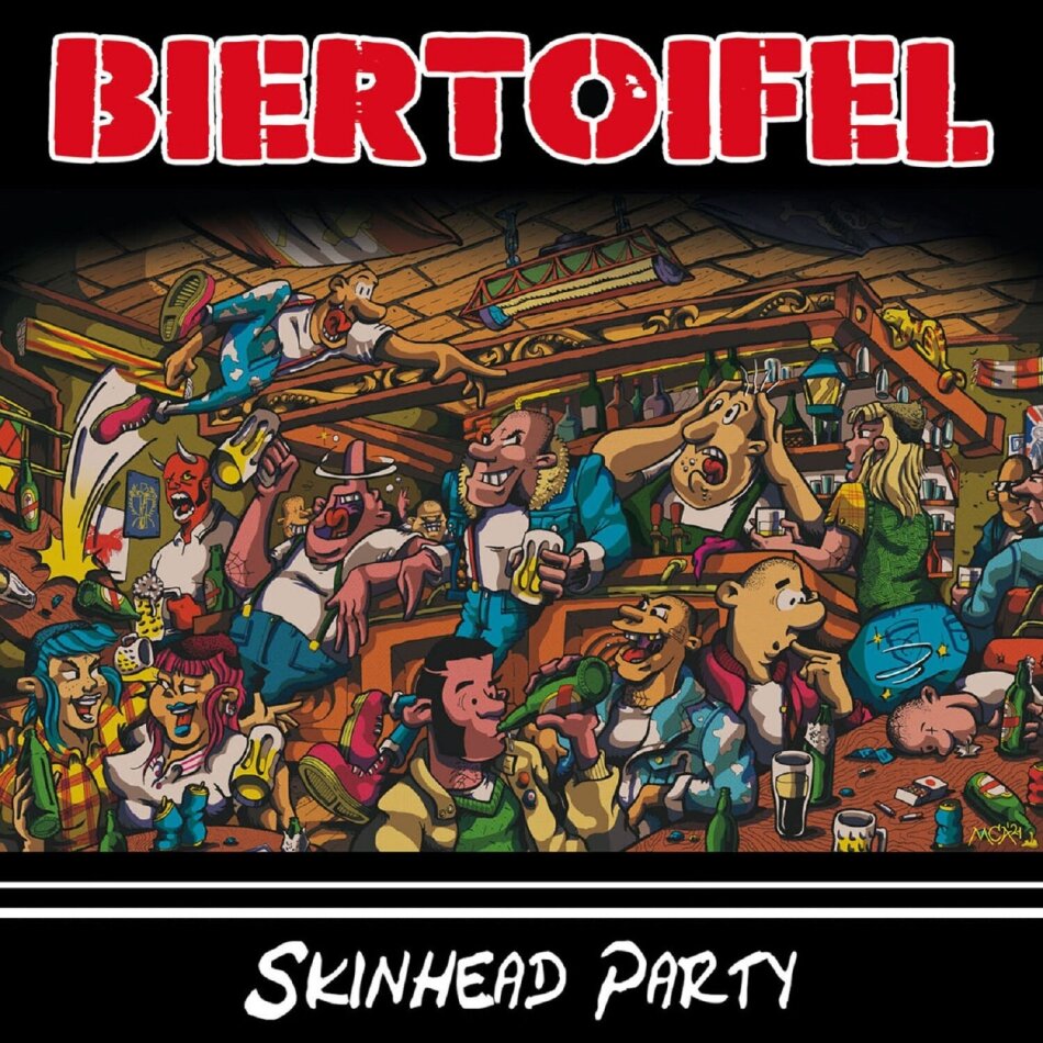Biertoifel - Skinhead Party Limited Edition, Blood/Black Haze Vinyl, LP