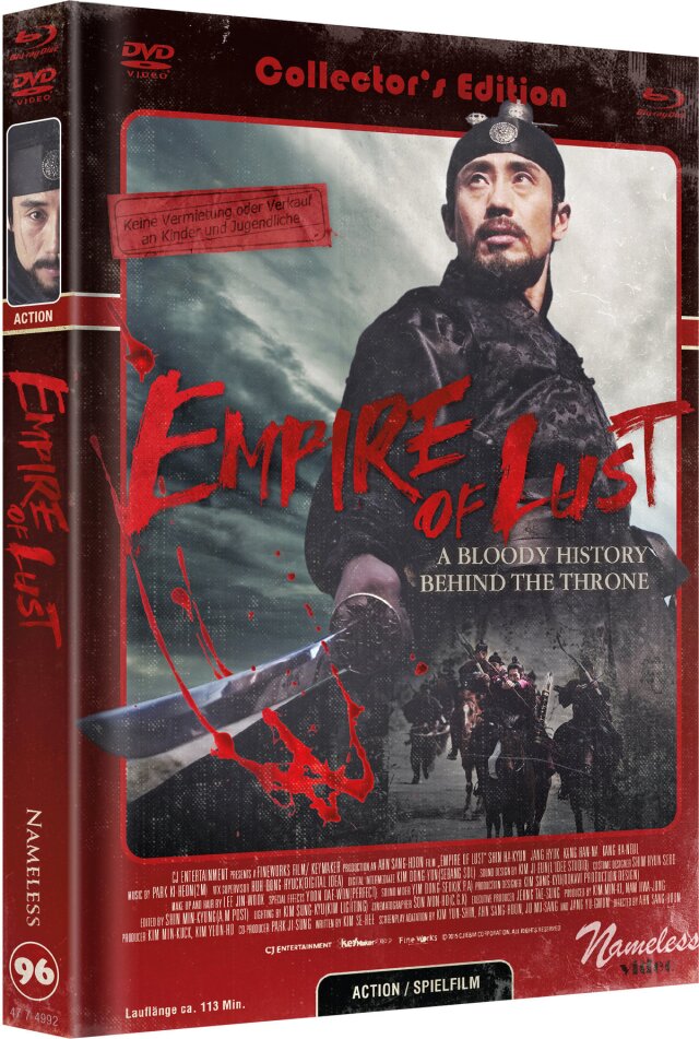Empire of Lust (2015) Cover C, Collector's Edition Limitata, Mediabook, Blu-ray + DVD