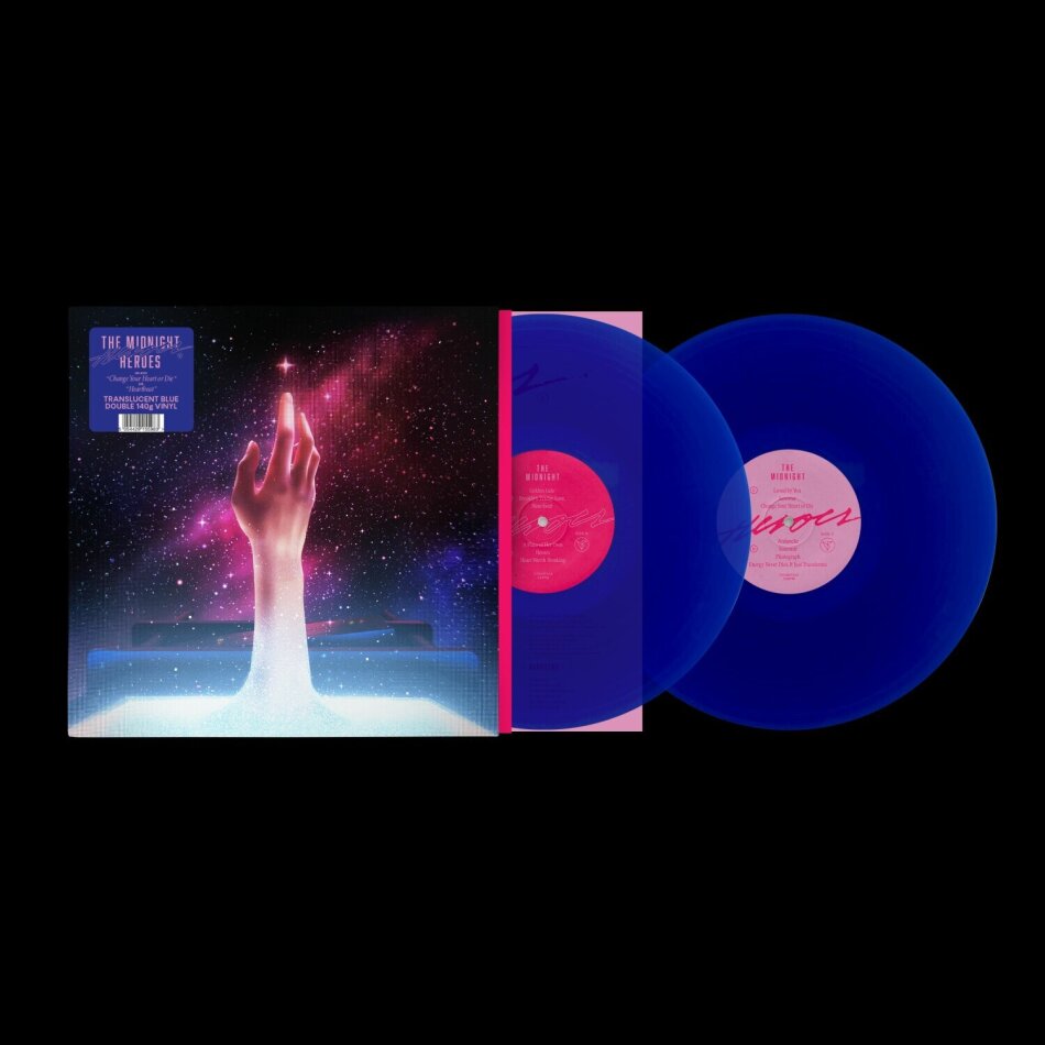 The Midnight - Heroes Blue Vinyl, 2 LPs + Digital Copy