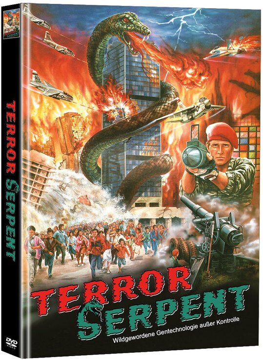 Terror Serpent (1988) Cover A, Limited Edition, Mediabook, 3 DVDs