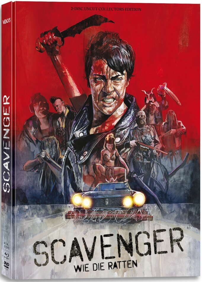 Scavenger - Wie die Ratten (2019) Cover C, Limited Collector's Edition, Mediabook, Uncut, Blu-ray + DVD