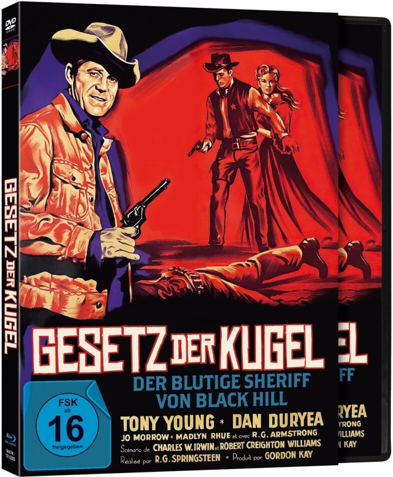 Gesetz der Kugel - Der blutige Sheriff von Black Hill (1964) Limted Edition, Cover B, Blu-ray + DVD