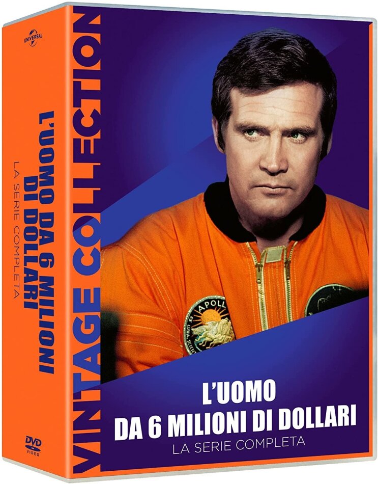 L'uomo da 6 milioni di dollari - La Serie Completa Vintage Collection, 16 DVD