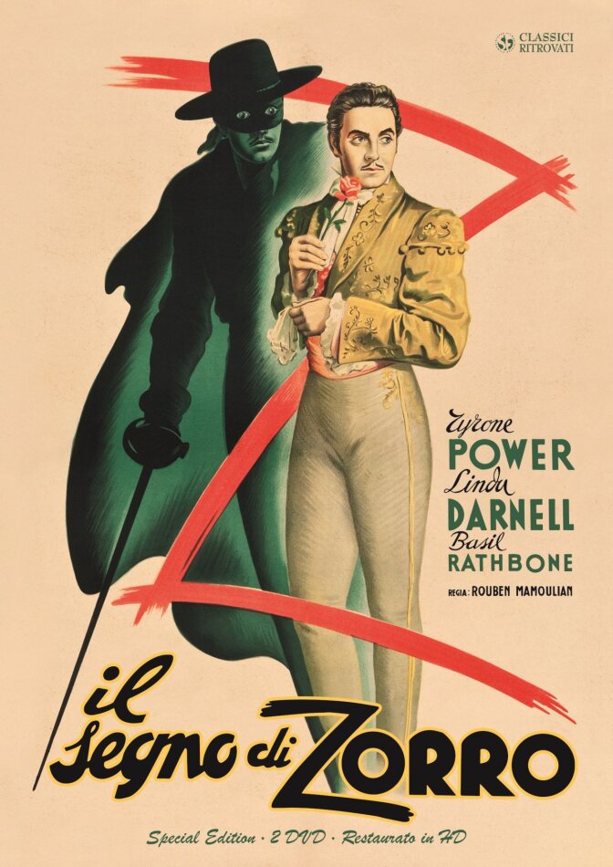 Il segno di Zorro (1940) Classici Ritrovati, n/b, Edizione Restaurata, Edizione Speciale, 2 DVD