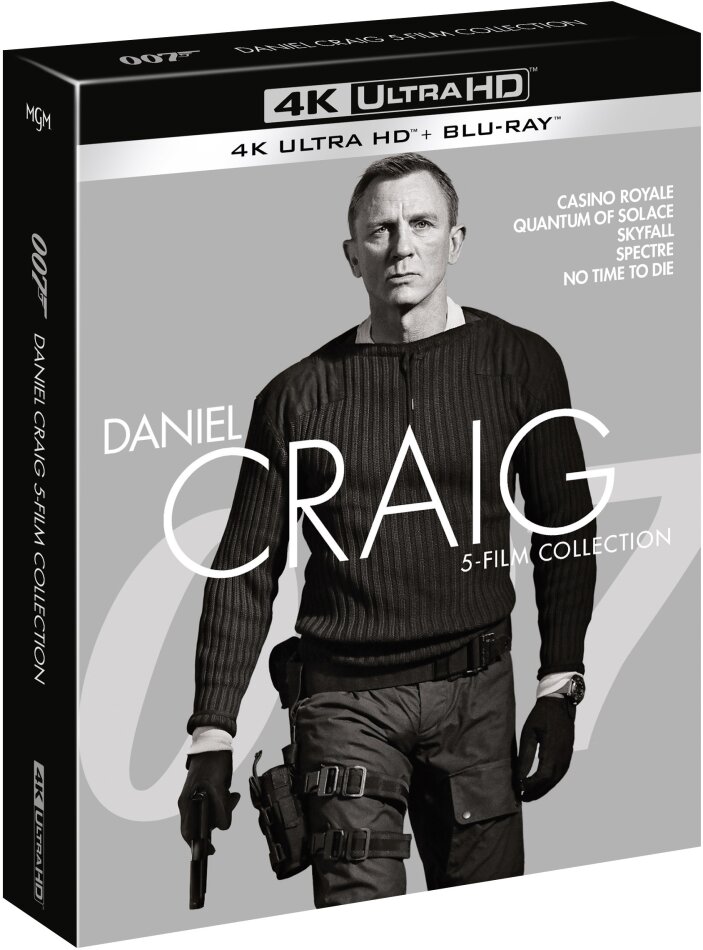James Bond - Daniel Craig 5-Film Collection 5 4K Ultra HDs + 5 Blu-rays