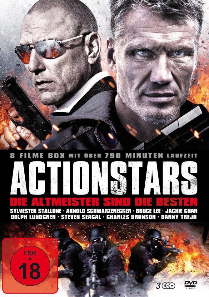 Actionstars - Die Altmeister sind die Besten 3 DVDs