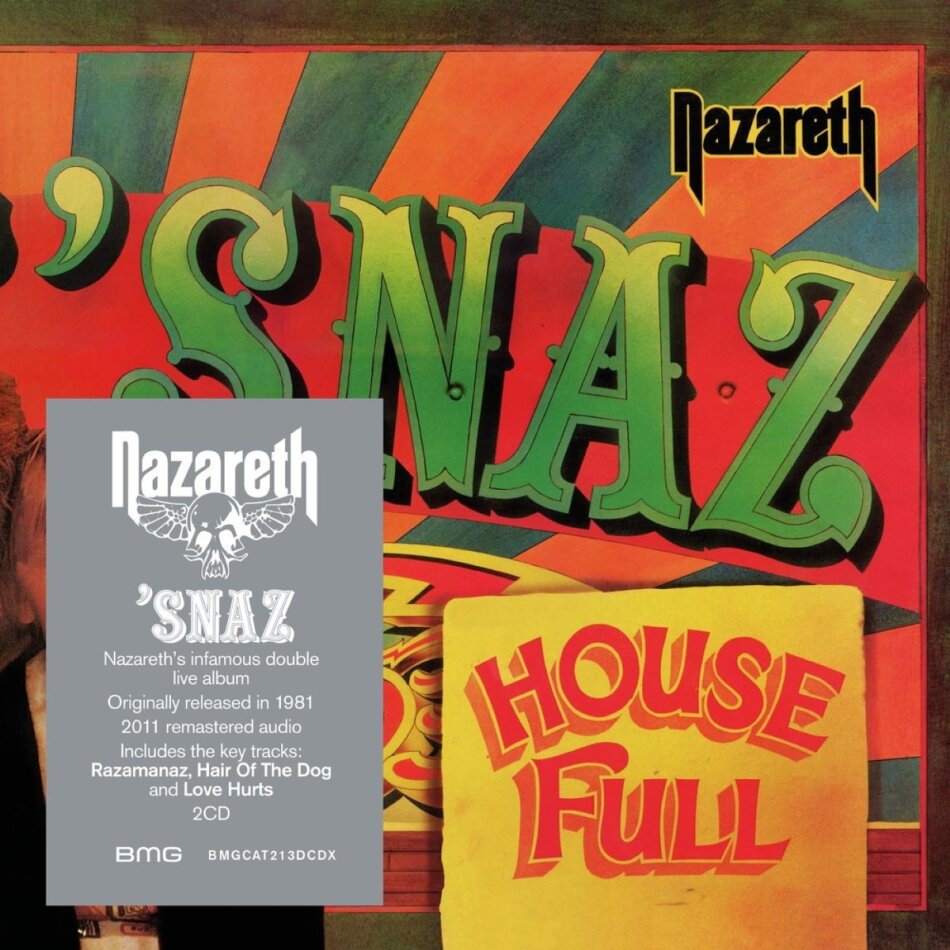 Nazareth - Snaz 2022 Reissue, BMG Rights, 2 CDs