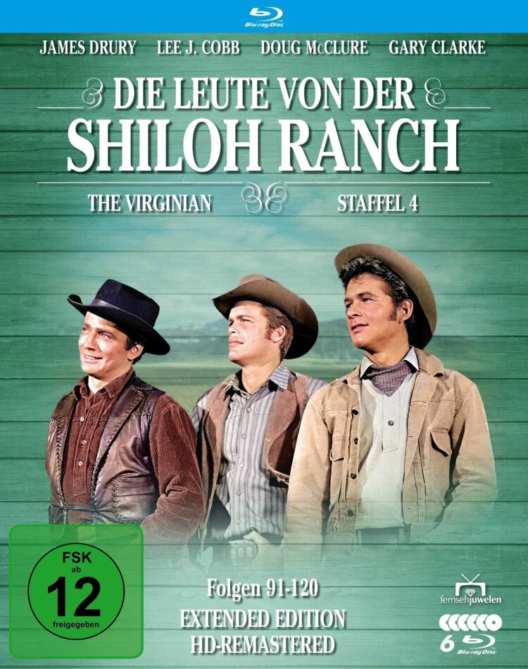 Die Leute von der Shiloh Ranch - Staffel 4 Remastered, 6 Blu-rays