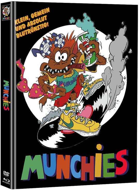 Munchies (1987) Cover D, Edizione Limitata, Mediabook, Uncut, Blu-ray + DVD