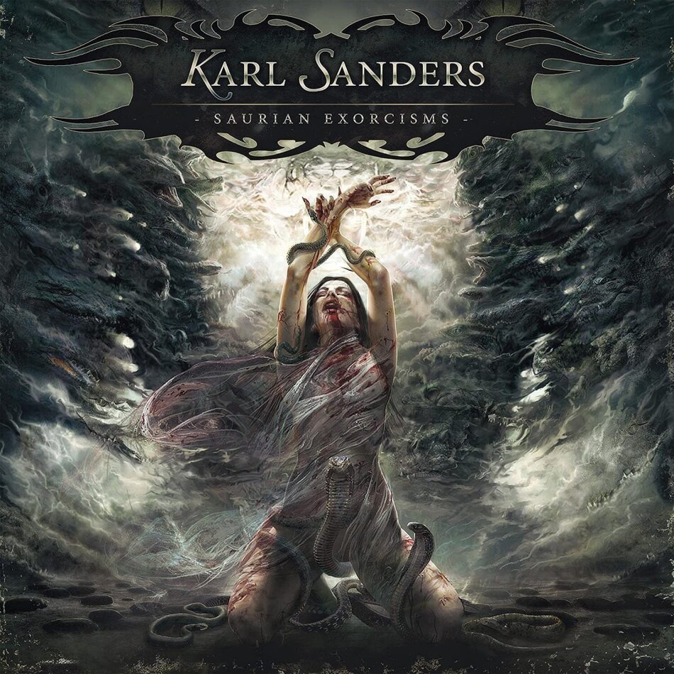 Karl Sanders - Saurian Exorcisms 2022 Reissue, Napalm Records, White Vinyl, LP