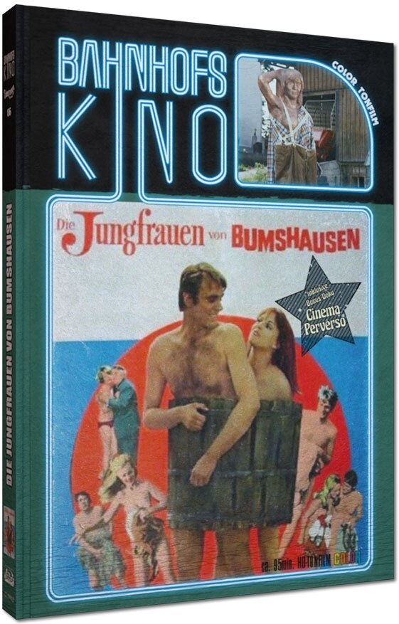 Die Jungfrauen von Bumshausen (1970) Cover B, Bahnhofskino, Limited Edition, Mediabook, Blu-ray + DVD