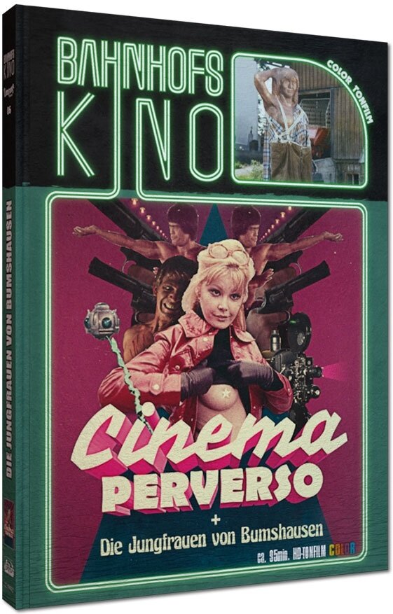 Die Jungfrauen von Bumshausen (1970) Cover D, Bahnhofskino, Limited Edition, Mediabook, Blu-ray + DVD