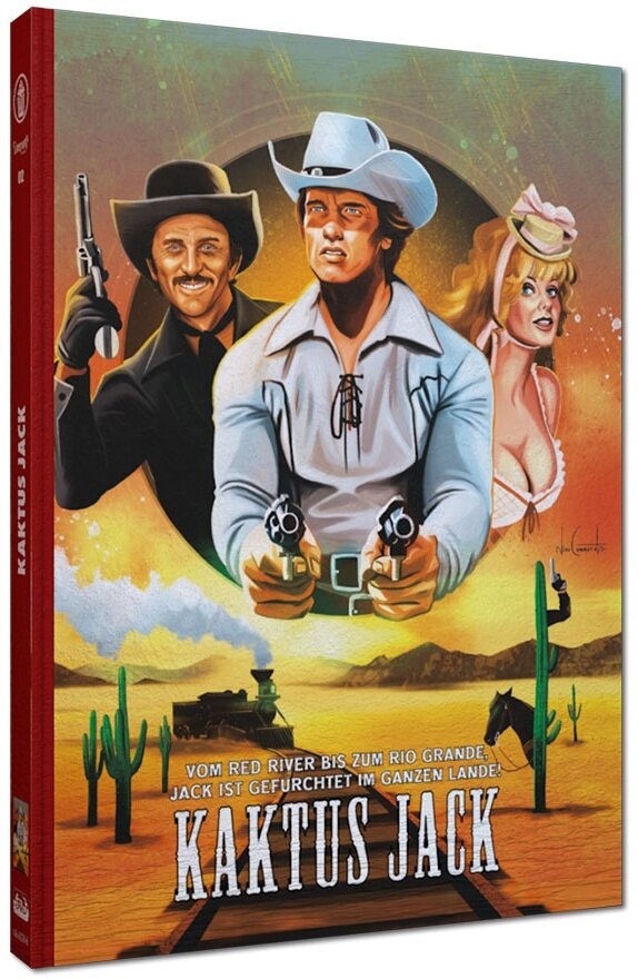 Kaktus Jack (1979) Cover B, Limited Edition, Mediabook, Blu-ray + DVD
