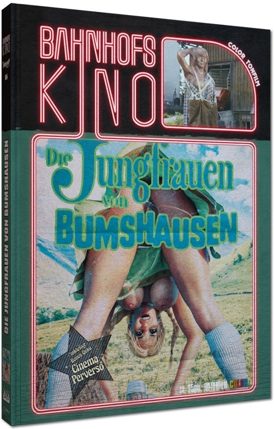 Die Jungfrauen von Bumshausen (1970) Bahnhofskino, Cover A, Limited Edition, Mediabook, Blu-ray + DVD